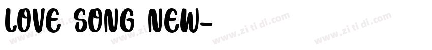 LOVE SONG NEW字体转换